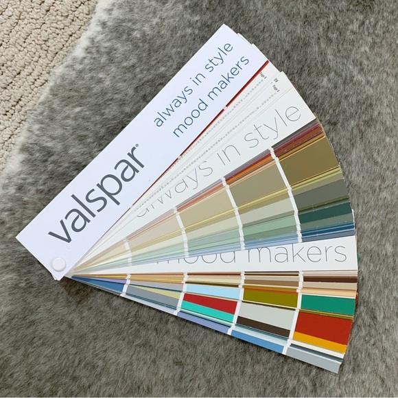 Valspar Always In Style Mood Makers Color Sample Fan - Picture 2 of 9